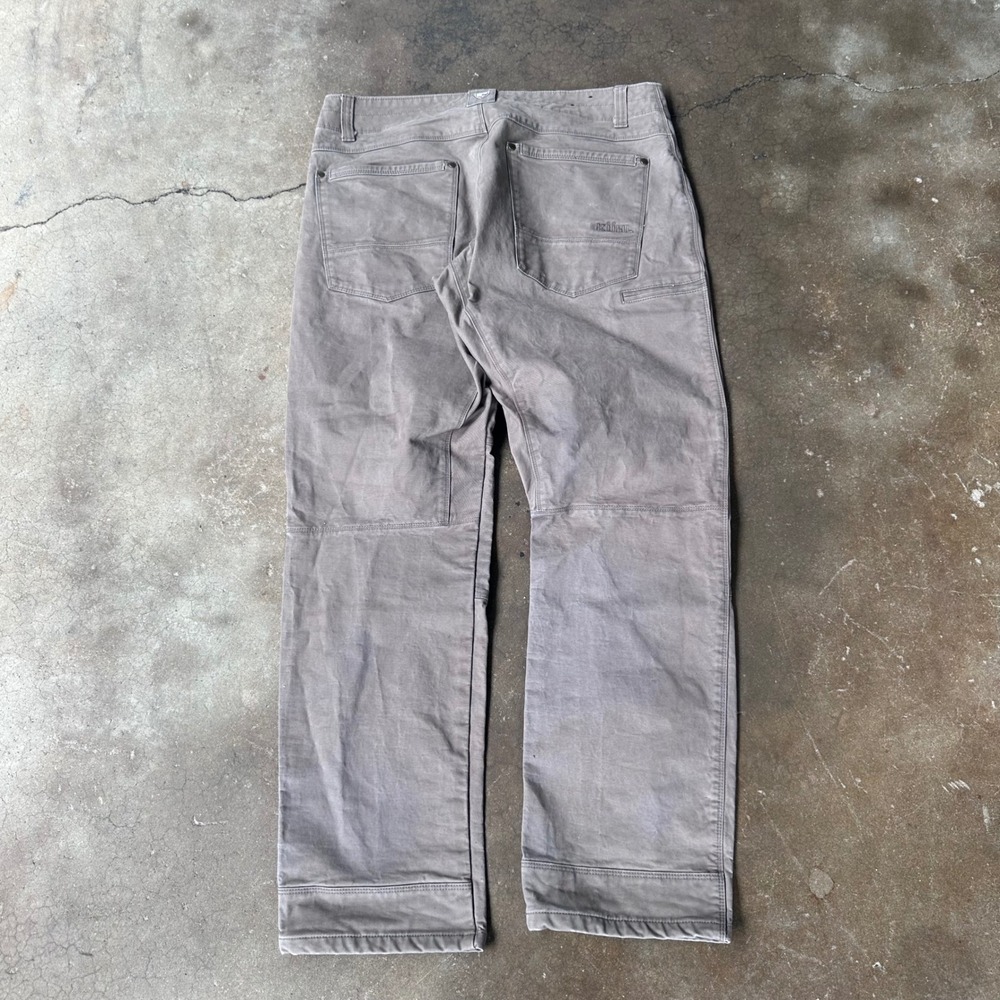 KUHL Rydr Pants Mens 34x32 Gray Good Articulated Knee Euro Twill Hiking